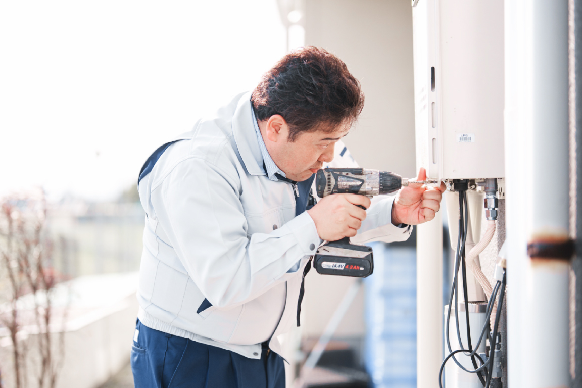 ガス機器の修理