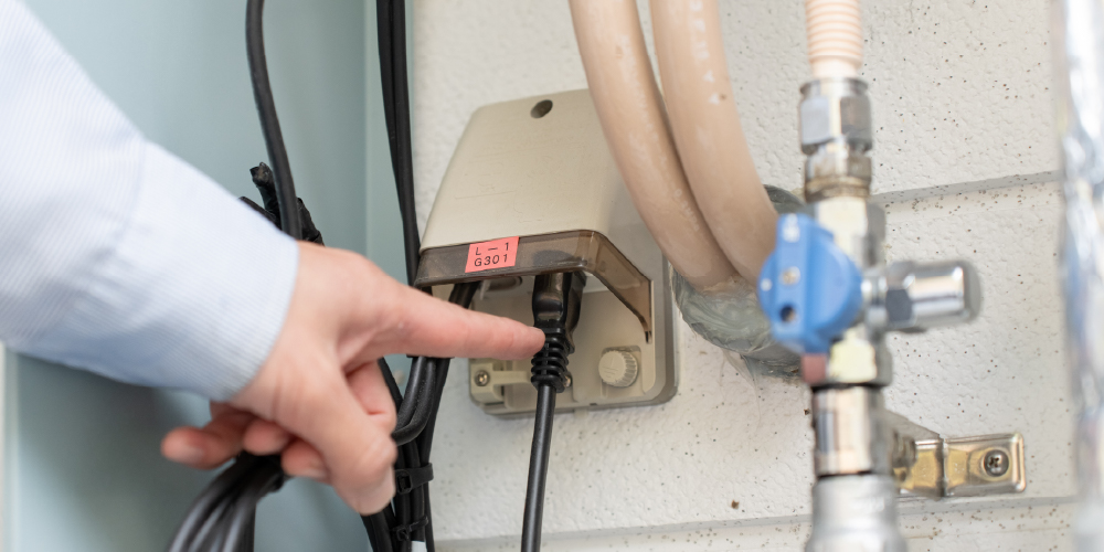 給湯器内部のヒーター