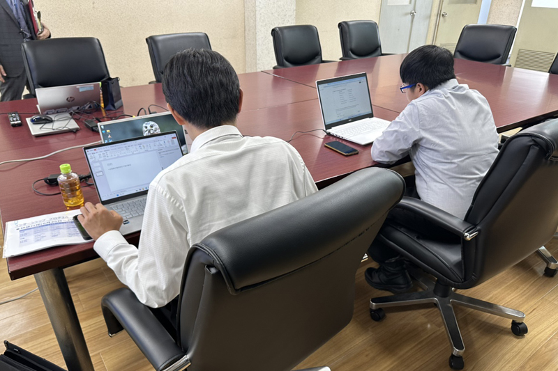 高山石油ガスインターンシップの様子